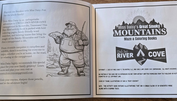 Uncle Jim's River Cove Campground Activity Book