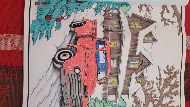 Great Smoky Mountains Christmas Coloring Book