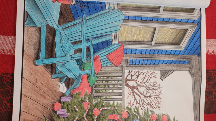 Great Smoky Mountains Christmas Coloring Book