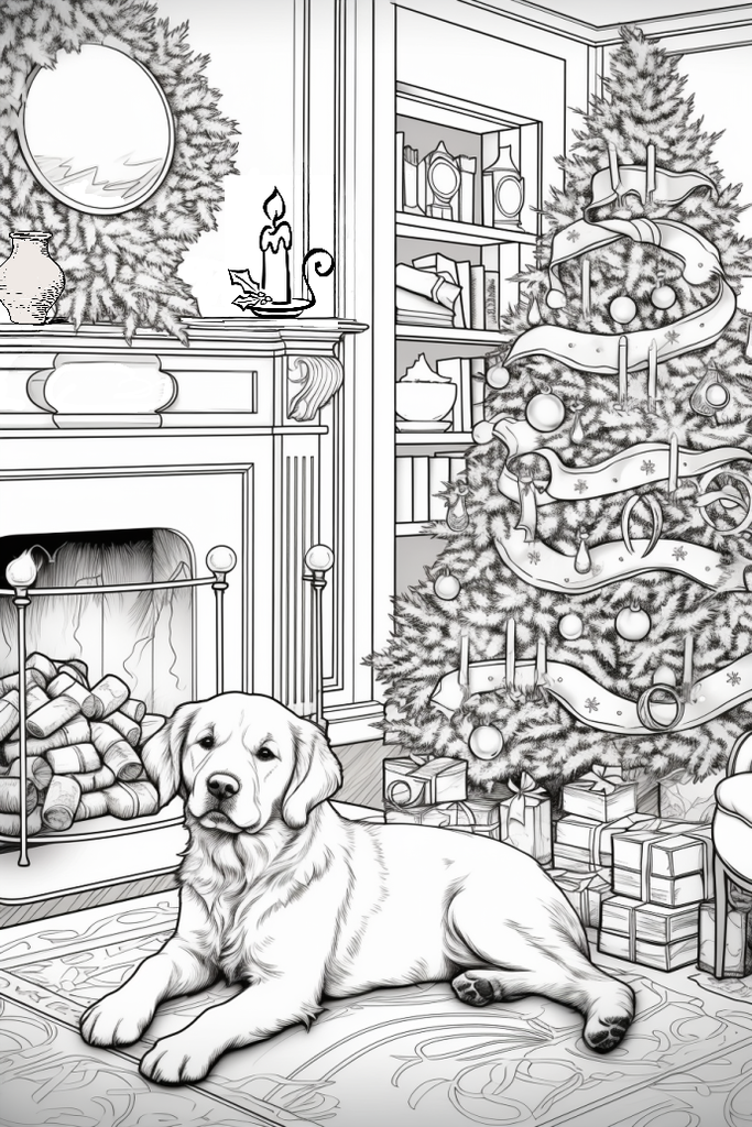 Great Smoky Mountains Christmas Coloring Book
