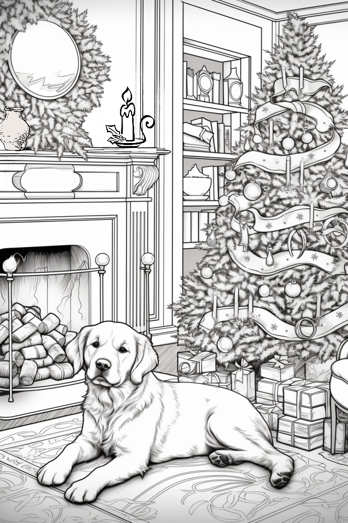 Great Smoky Mountains Christmas Coloring Book