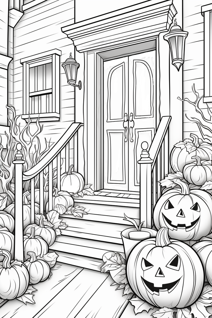 Great Smoky Mountains Spooky Halloween Coloring Book