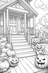 Great Smoky Mountains Spooky Halloween Coloring Book