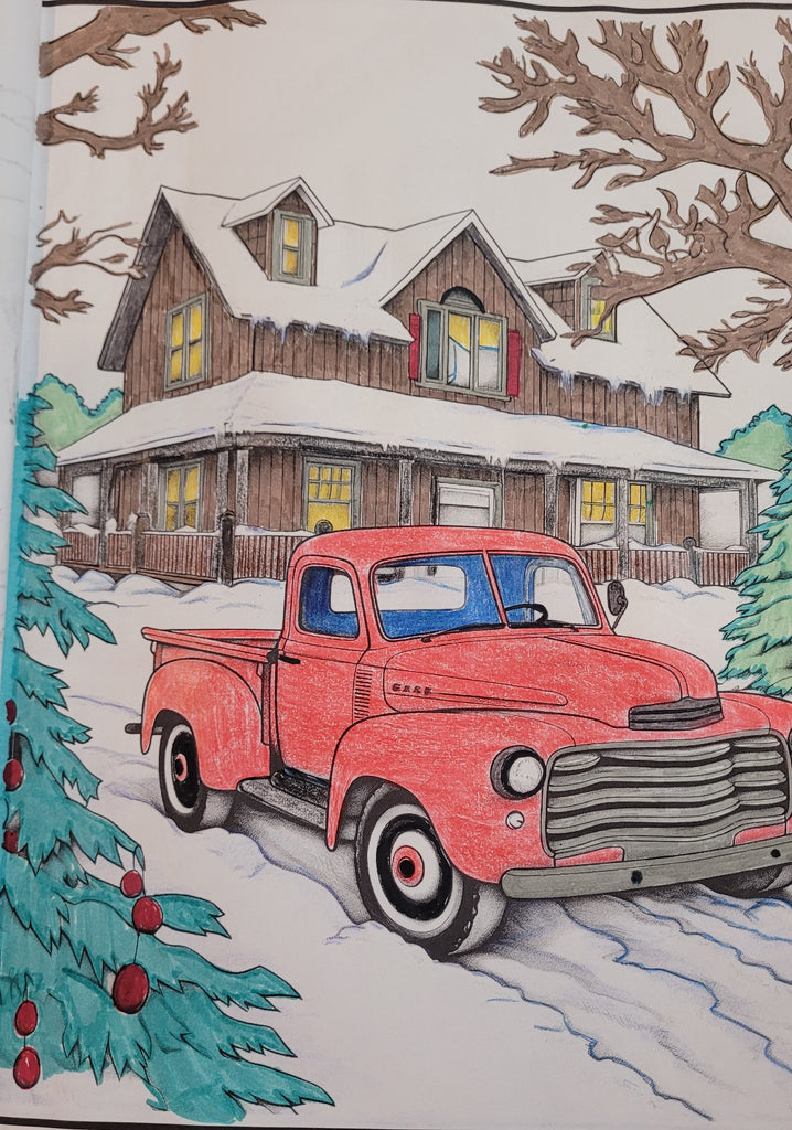 Great Smoky Mountains Christmas Coloring Book