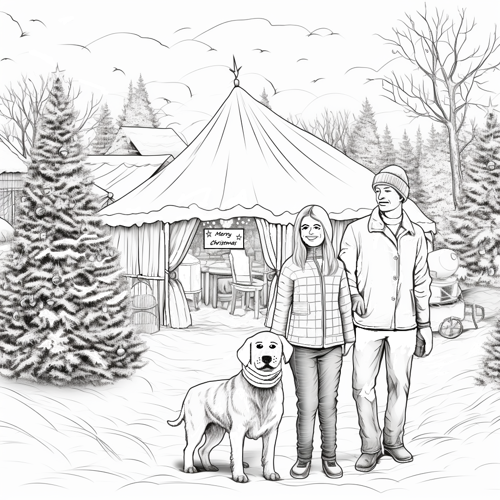 Great Smoky Mountains Christmas Coloring Book