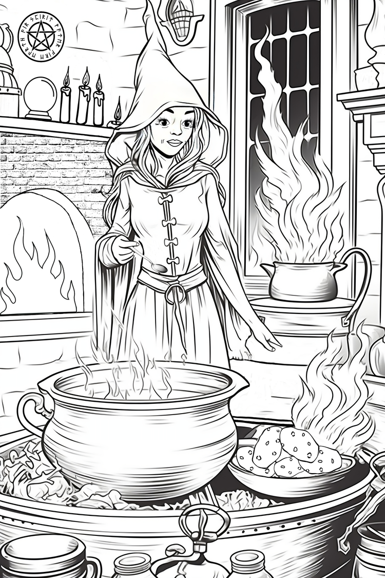 Great Smoky Mountains Spooky Halloween Coloring Book