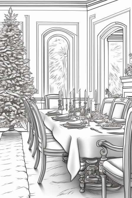 Great Smoky Mountains Christmas Coloring Book