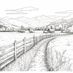 Great Smoky Mountains Cades Cove Coloring Book